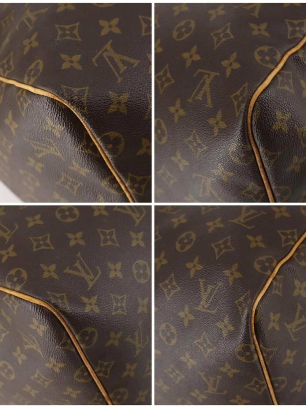 LOUIS VUITTON Monogram Keepall 55 Boston Bag M41424 LV Auth 147845 - Picture 6 of 15